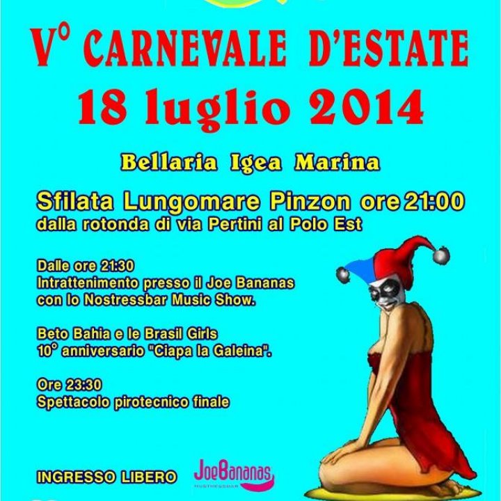 V° CARNEVALE D'ESTATE 18 luglio 2014
