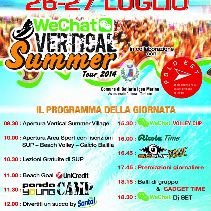 VERTICAL SUMMER TOUR 26-27 luglio 2014