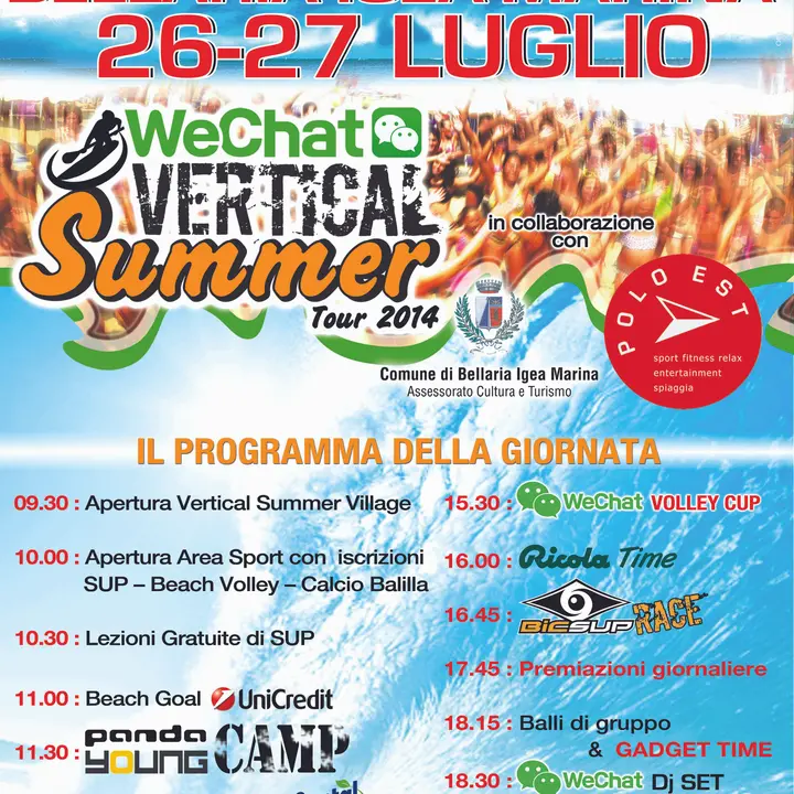 VERTICAL SUMMER TOUR 26-27 luglio 2014