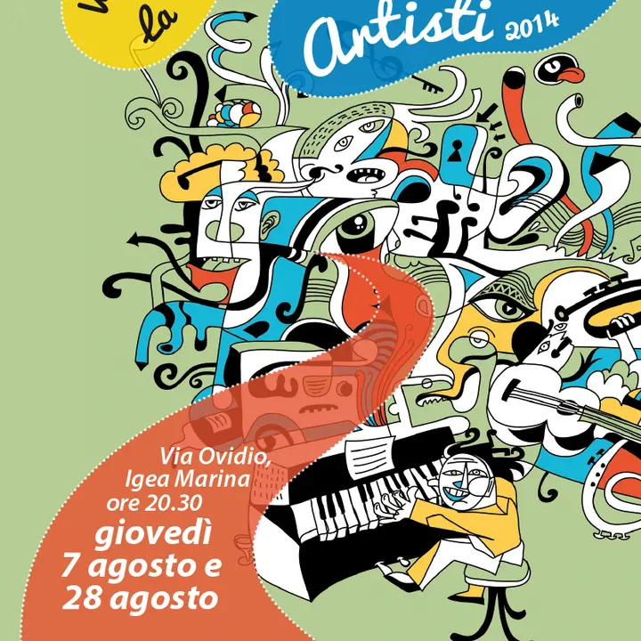 VIA OVIDIO LA STRADA DEGLI ARTISTI 28 agosto 2014