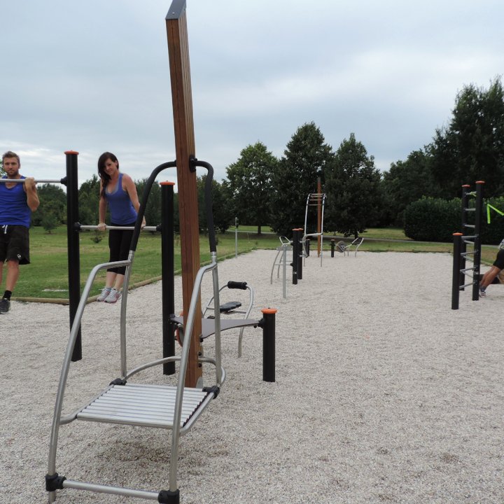 Parco del Gelso: inaugurati la palestra all'aperto e il Giardino delle Rose