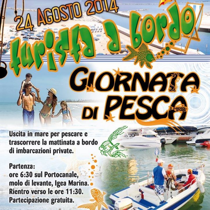 GIORNATA IN MARE CON TURISTA A BORDO 24 agosto 2014