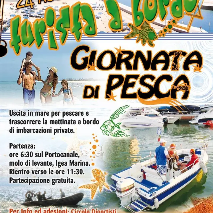 GIORNATA IN MARE CON TURISTA A BORDO 24 agosto 2014