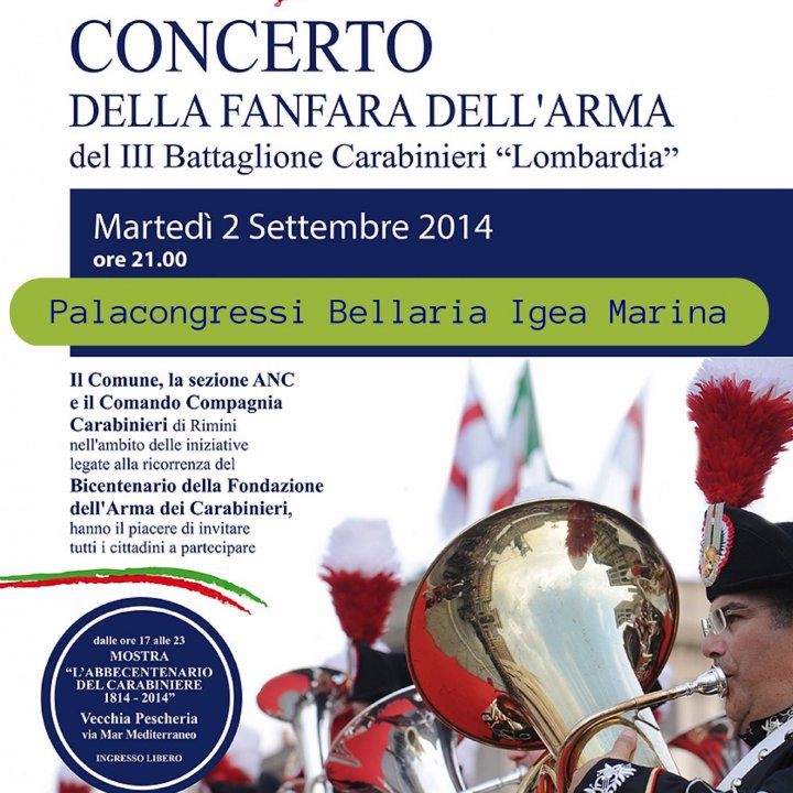 CONCERTO DELLA FANFARA DELL'ARMA 02 settembre 2014