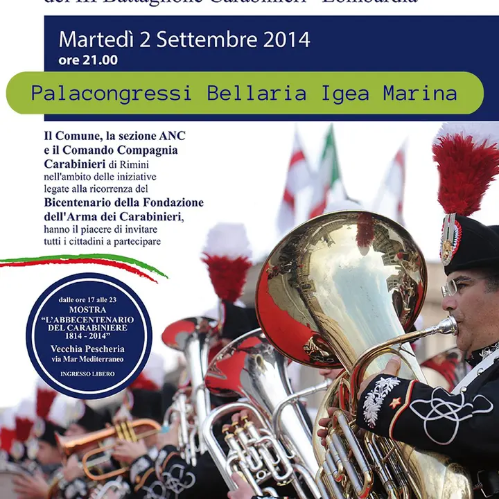 CONCERTO DELLA FANFARA DELL'ARMA 02 settembre 2014