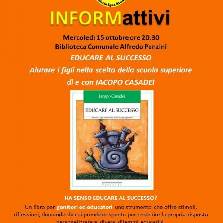 INFORMATTIVI - EDUCARE AL SUCCESSO 15 ottobre 2014