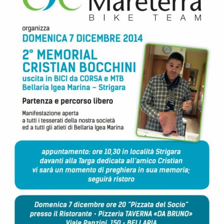 2° MEMORIAL CRISTIAN BOCCHINI 07 dicembre 2014