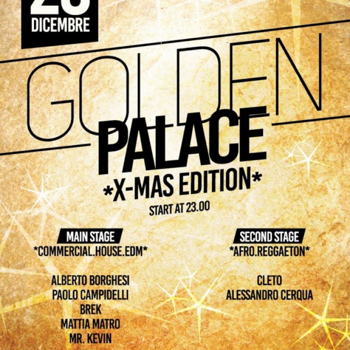 GOLDEN PALACE Xmas Edition 25 dicembre 2014