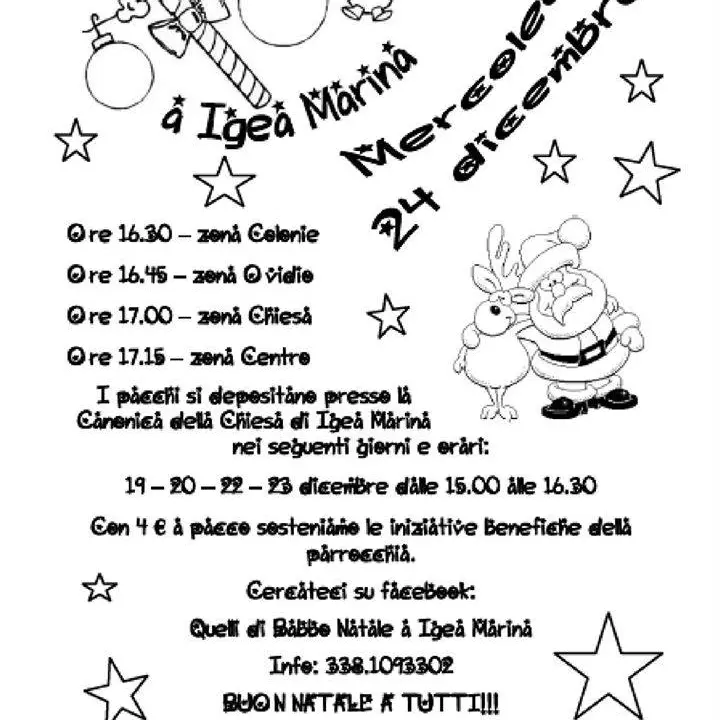 BABBO NATALE A IGEA MARINA 24 dicembre 2014