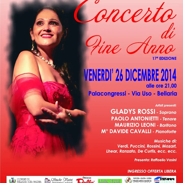 CONCERTO DI FINE ANNO XVII EDIZIONE 26 dicembre 2014
