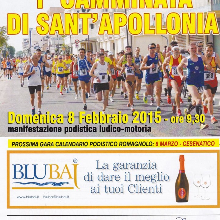 1^ CAMMINATA DI SANT'APOLLONIA 08 febbraio 2015