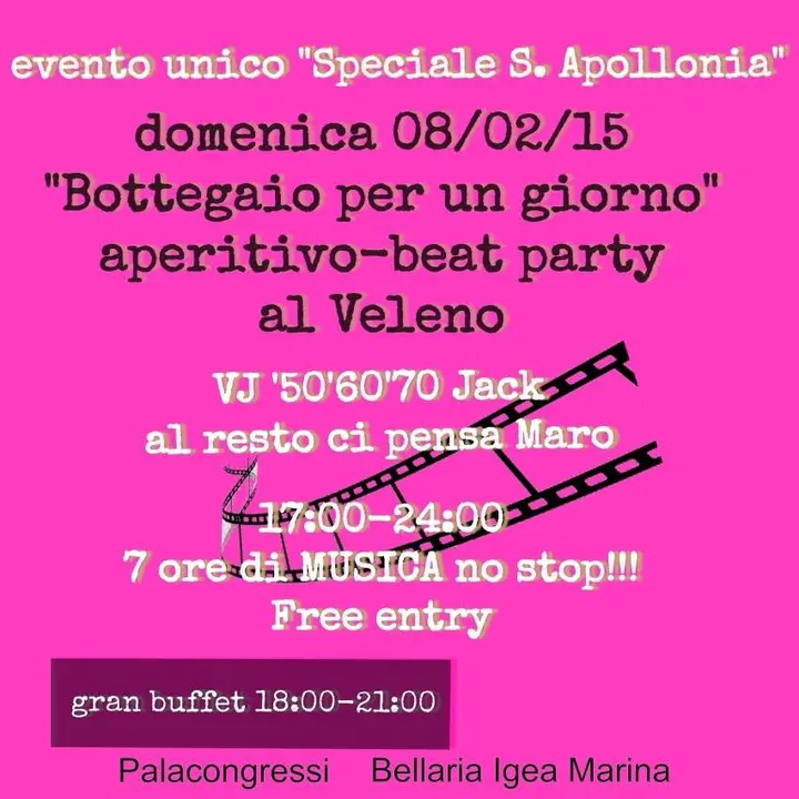 APERITIVO BEAT PARTY AL VELENO 08 febbraio 2015