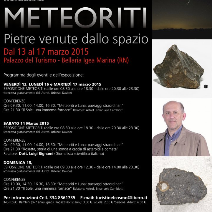METEORITI 13-17 marzo 2015