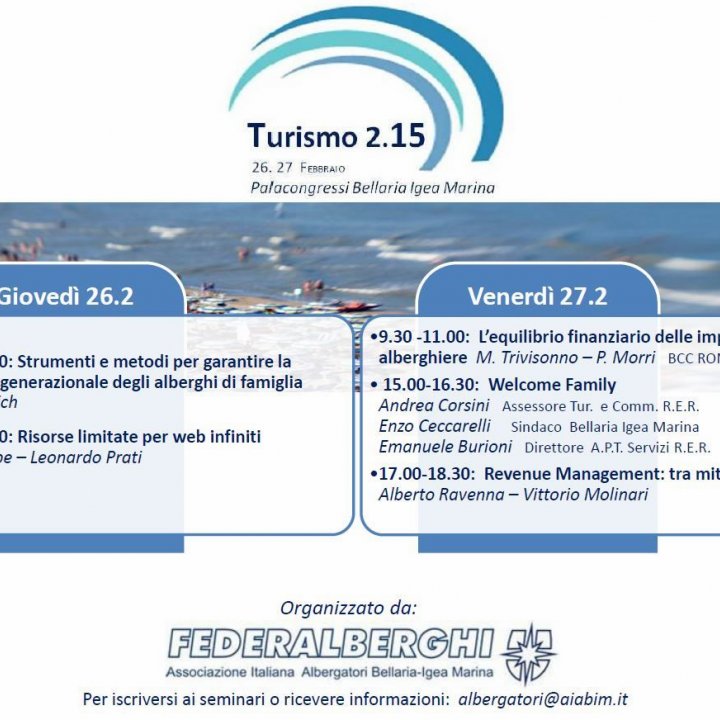 TURISMO 2.15   26-27 febbraio 2015