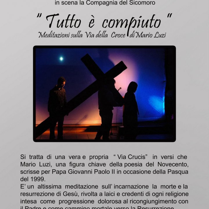 TUTTO E' COMPIUTO 31 marzo 2015