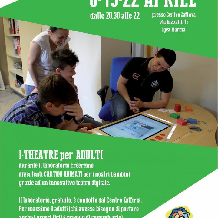 LABORATORIO I-THEATRE per ADULTI 08 aprile 2015