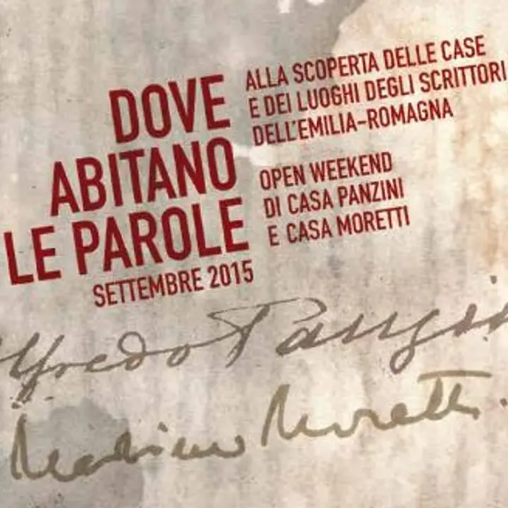 DOVE ABITANO LE PAROLE: OPEN WEEKEND DI CASA PANZINI