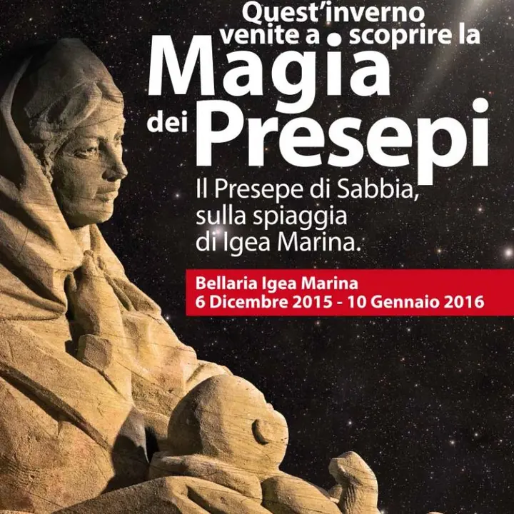 LA BEFANA AL PRESEPE DI SABBIA