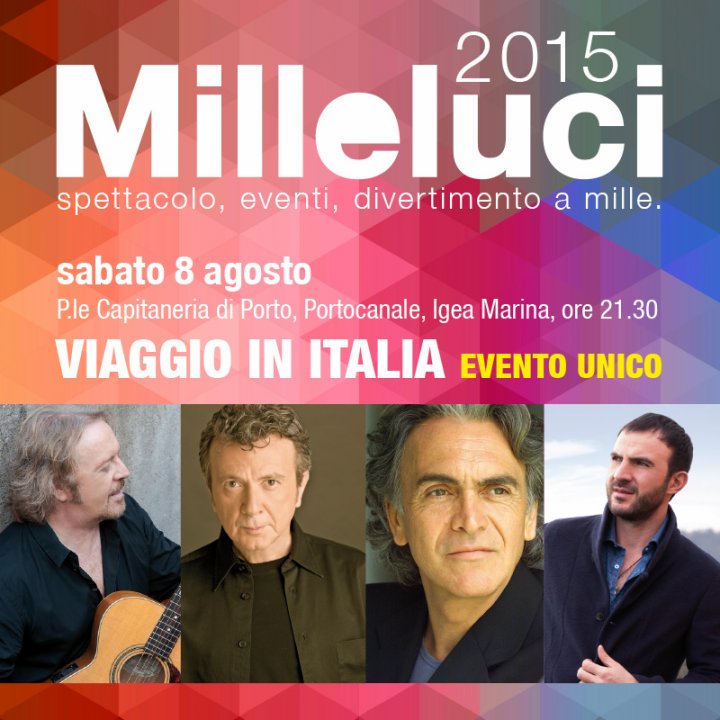 VIAGGIO IN ITALIA KONZERT 08 August 2015