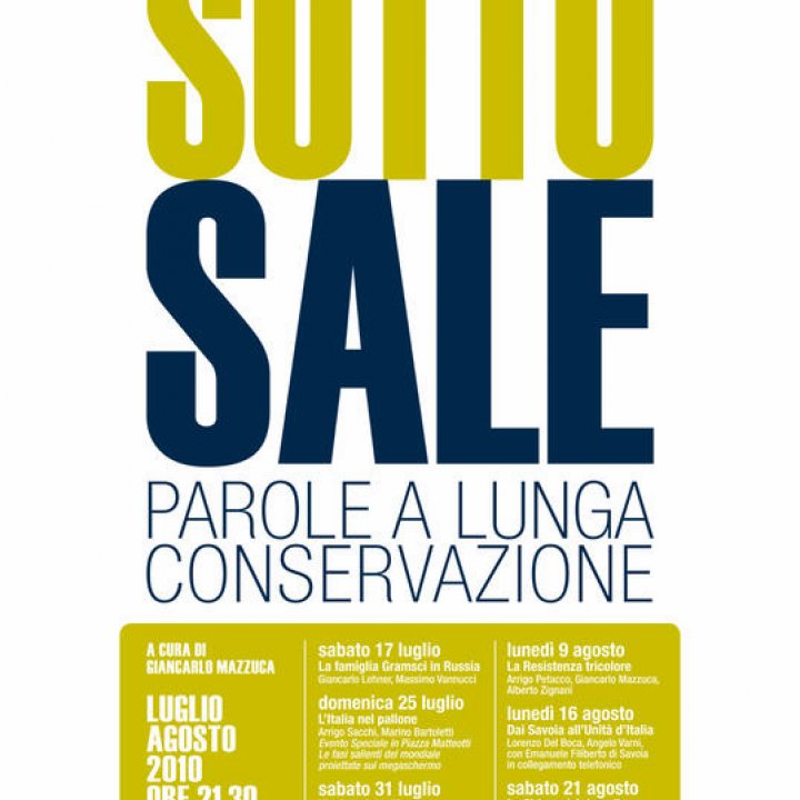 SOTTO SALE - Parole a lunga conservazione