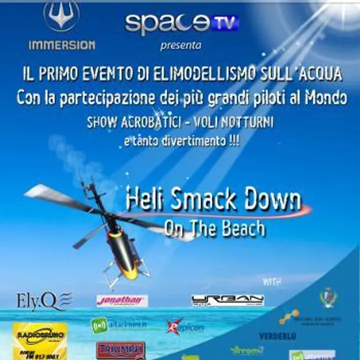 THE HELI SMACK DOWN on the beach
