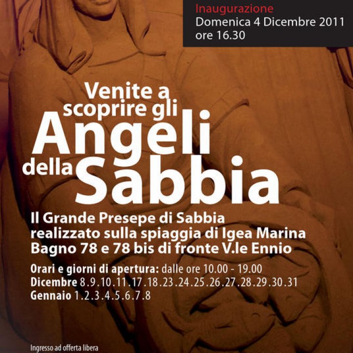 PRESEPE GLI ANGELI DELLA SABBIA 04 dicembre 11 - 08 gennaio 12