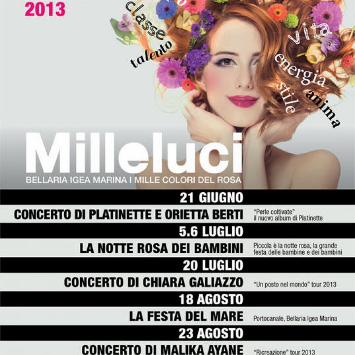 MILLE LUCI ORIETTA BERTI CON PLATINETTE-21 giugno 2013