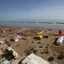 YOUNG VOLLEY ON THE BEACH